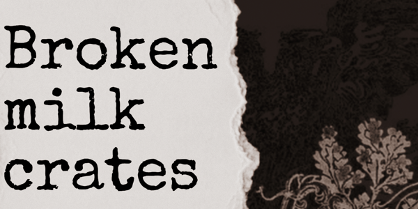 Broken Milk Crates + tall work + Paper Plate Pals live at Black Bear Lodge - Concert poster