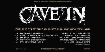 CAVE IN (USA) exclusive headline show