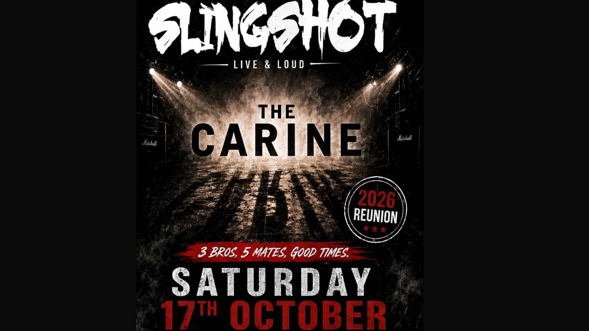 LIVE AT THE CARINE!!! SLINGSHOT