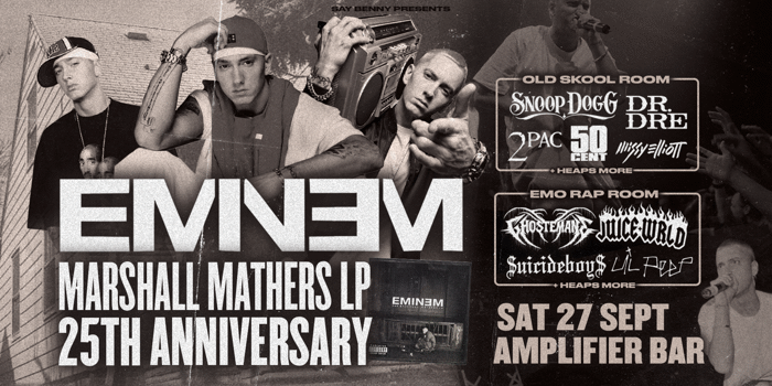 EMINEM's Marshall Mathers LP 25th Anniversary Party - PERTH
