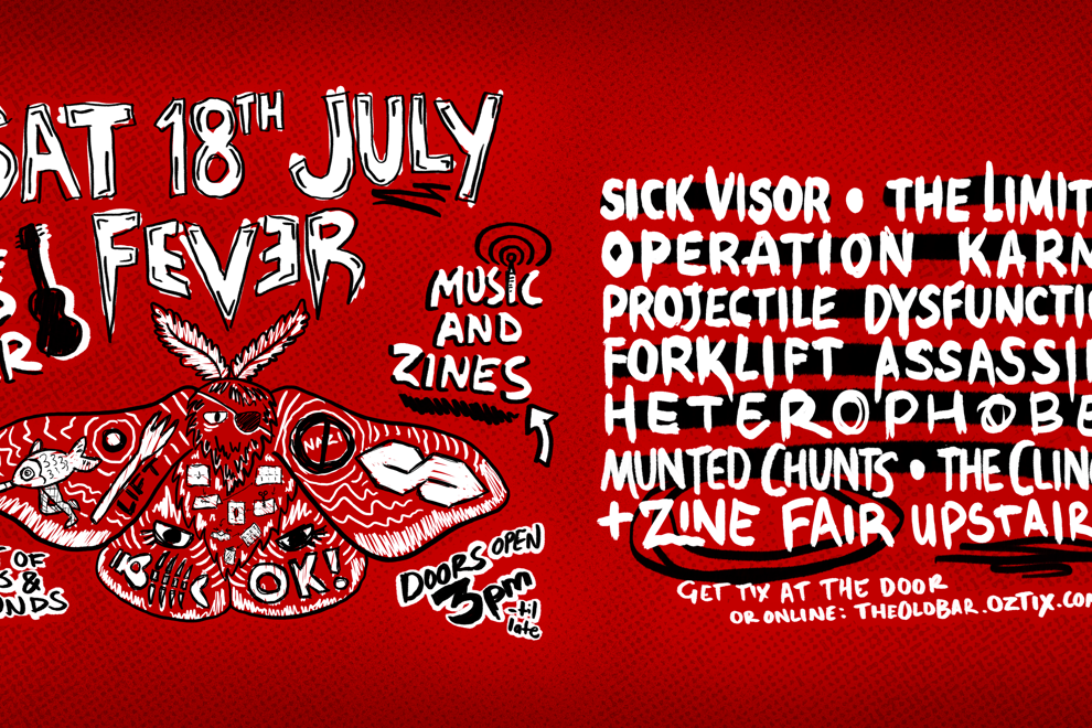 LEAPS AND BOUNDS PRESENTS: OLD BAR FEVER + ZINE FAIR
