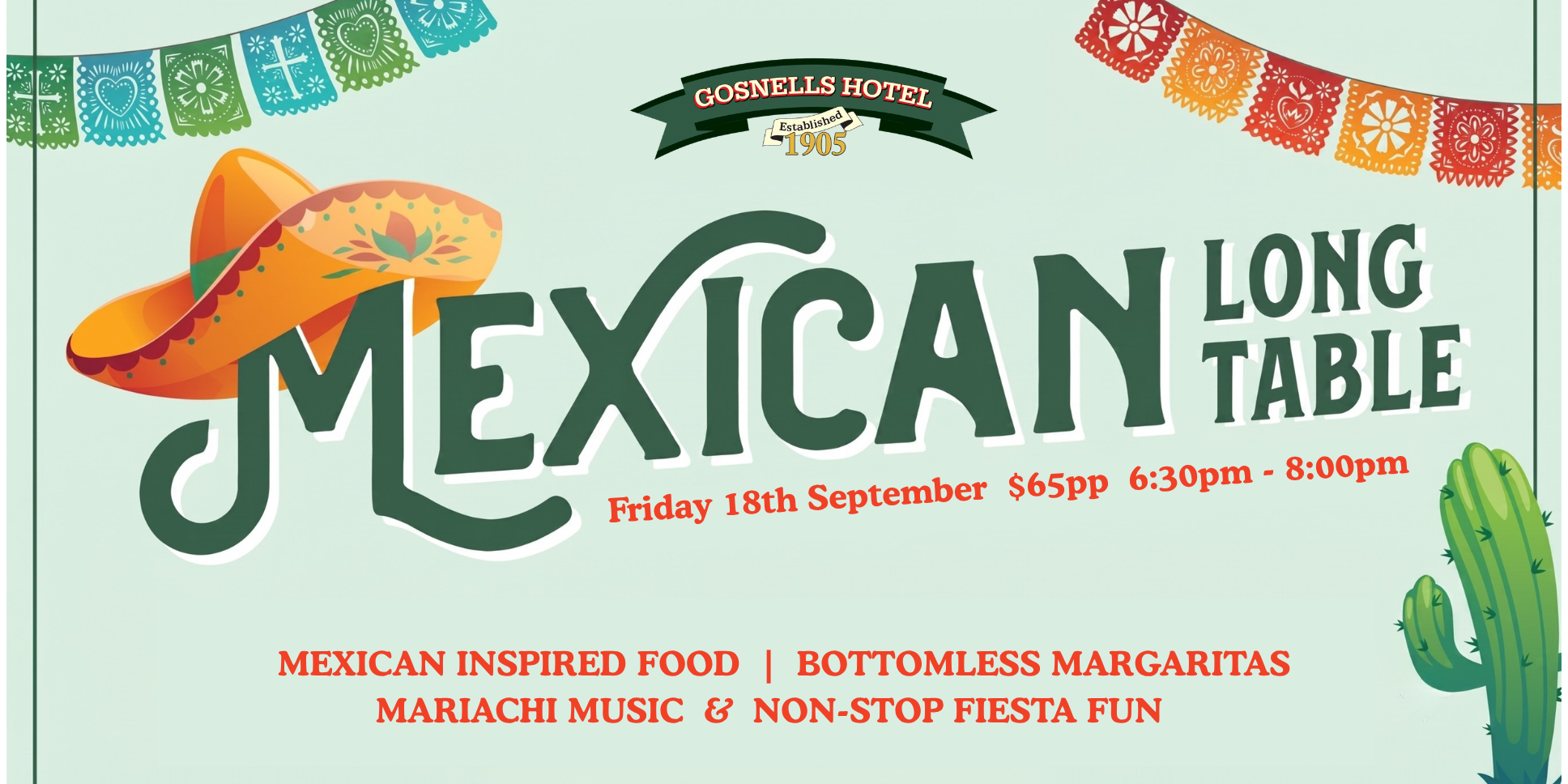 Mexican Long Table