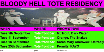 BLOODY HELL Front Bar Residency