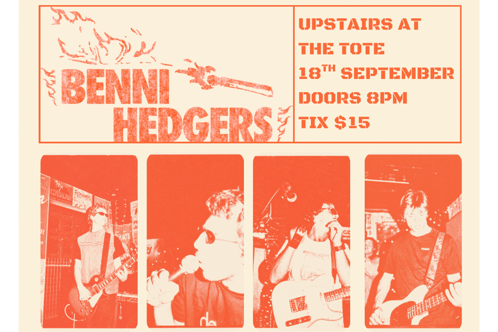 BENNI HEDGERS LIVE AT THE TOTE