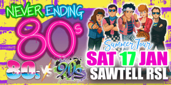 Never Ending 80s Presents: 80s v 90s The Battle of The Decades