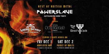 A Tribute to the "Best of British" Heavy Metal: Powerslave (IRON MAIDEN), Lemmy Forever (MOTÖRHEAD) and more!