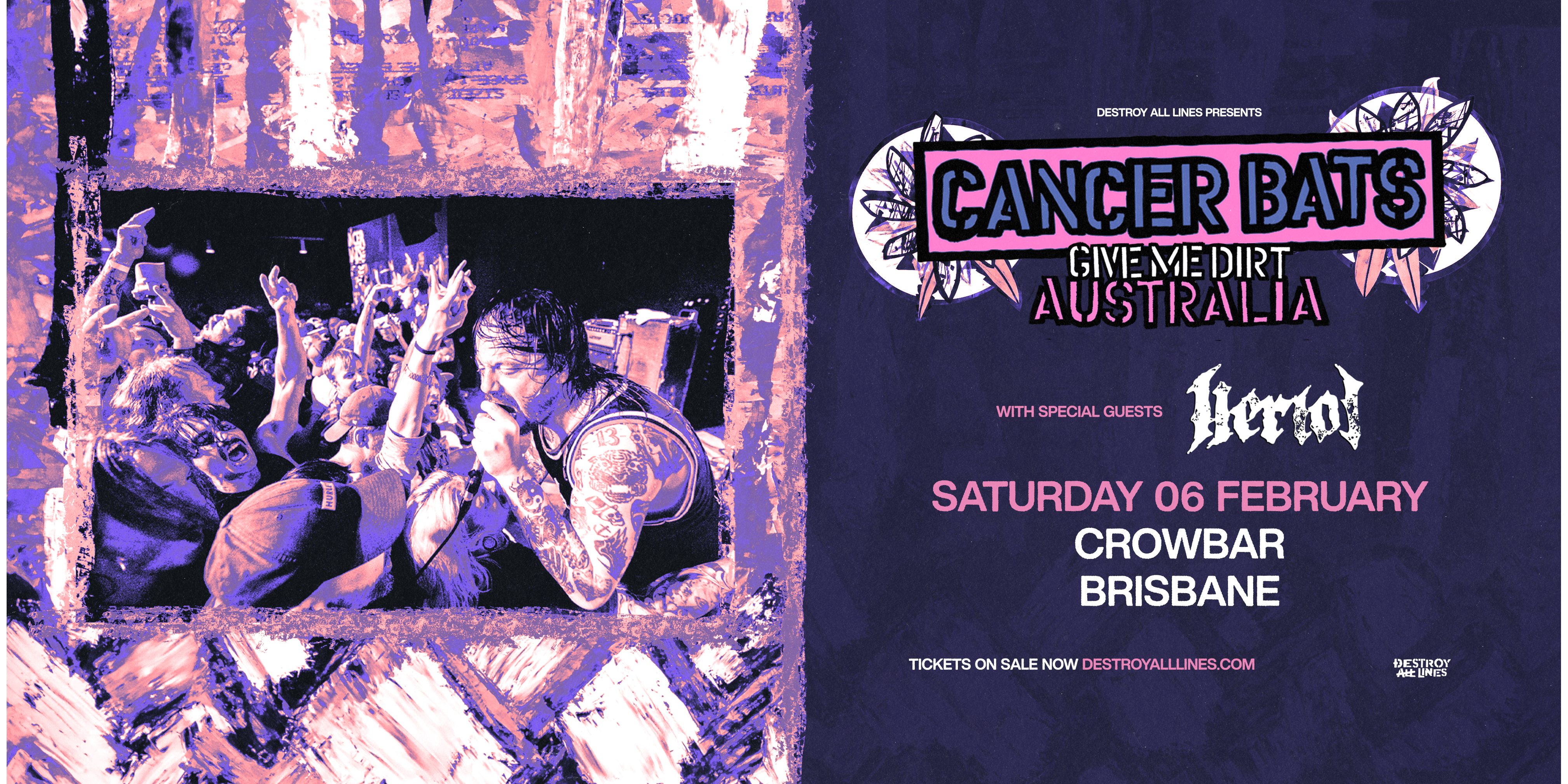 Cancer Bats | Give Me Dirt Australia | Brisbane