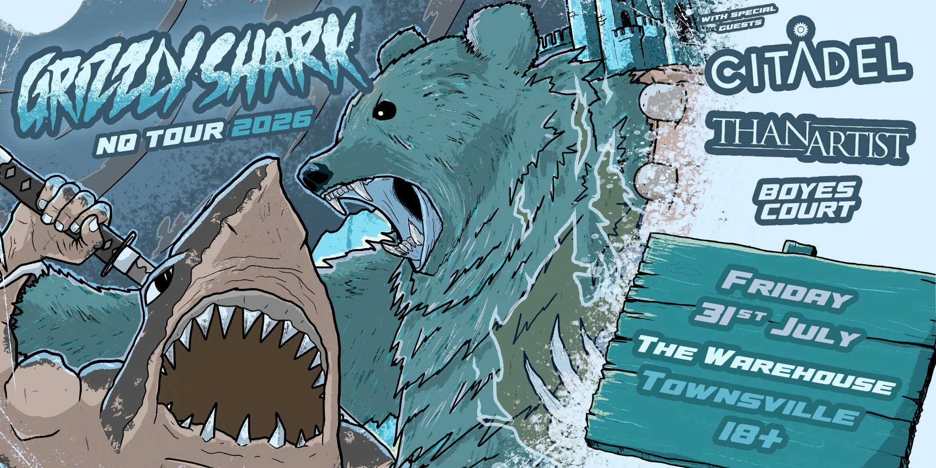 Grizzlyshark NQ Tour 2026 - Townsville
