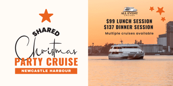 Christmas Party Dinner Cruise on Newcastle Harbour