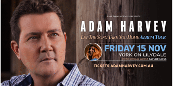 Adam Harvey - 'Let the Song Take You Home' Album Tour