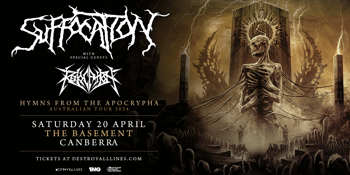 Suffocation 'Hymns From The Apocrypha' AU/NZ Tour 2024