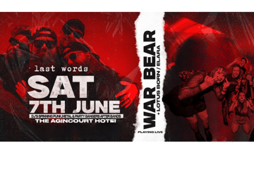 WAR BEAR (QLD) & Special Guests Live at Last Words