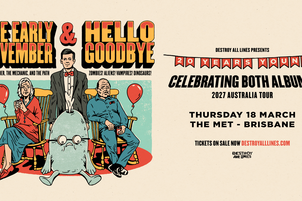 20 Years Young | The Early November and Hellogoodbye 2027 Australia Tour |Brisbane