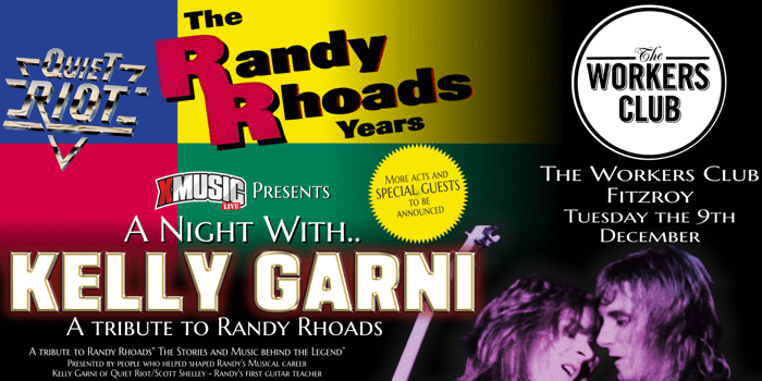 A Night with Kelly Garni: A Tribute to Randy Rhoads