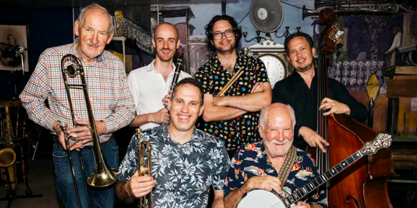 The Corner House Jazz Band live at Milk Bar - Concert poster