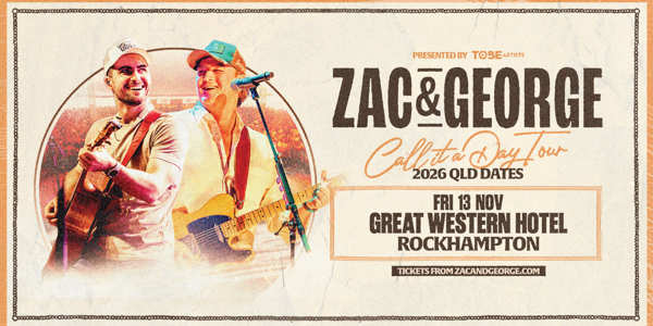 Zac & George Call It A Day Tour live at Great Western Hotel - Concert poster