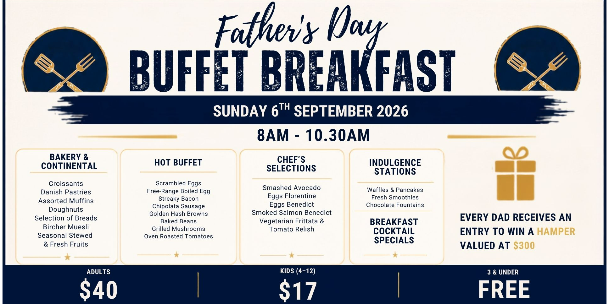 Father's Day Buffet Breakfast