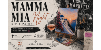 Mamma Mia Night | Sip & Paint