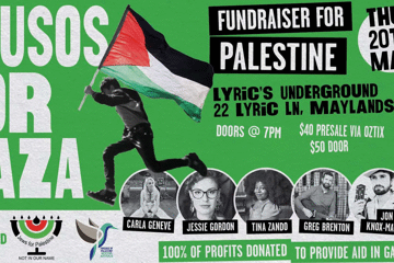 Musos for Gaza! Fundraiser for Palestine