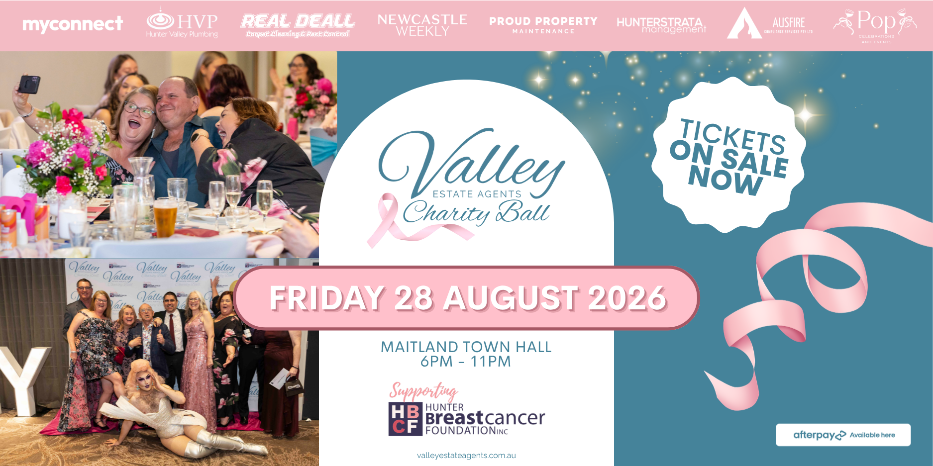 Valley Estate Agents Charity Ball - Proudly Supporting the Hunter Breast Cancer Foundation