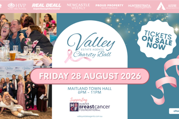 Valley Estate Agents Charity Ball - Proudly Supporting the Hunter Breast Cancer Foundation