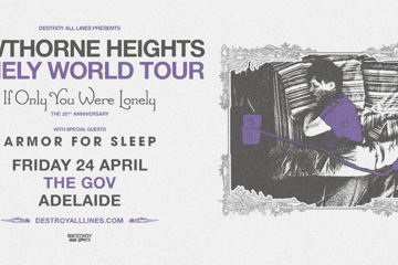 Hawthorne Heights If Only You Were Lonely Australian Anniversary Tour