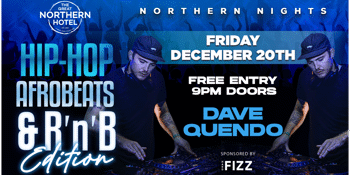 HIP-HOP, AFROBEATS & R'N'B ft. DAVE QUENDO - BYRON BAY | FREE ENTRY