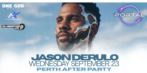 JASON DERULO — AT PORTAL | HILLARYS live at PORTAL - Concert poster