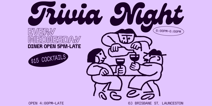 Trivia night at Reggie - 15/10/25