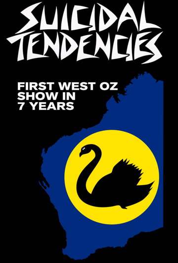 Poster for SUICIDAL TENDENCIES  Australian Tour 2025