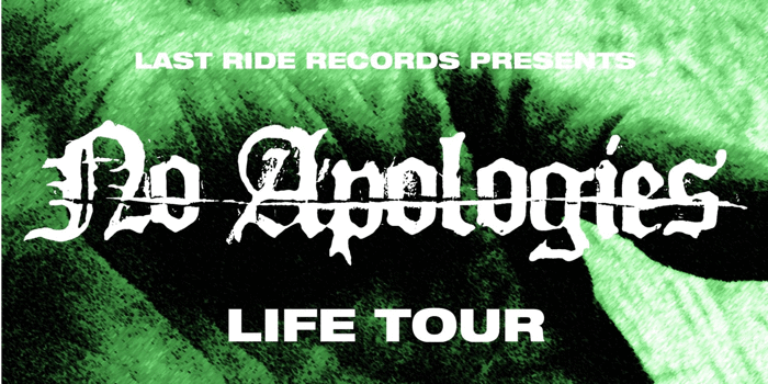 NO APOLOGIES (SYD) "Life" Tour - Melbourne