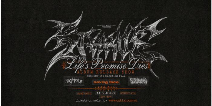 Starve 'Life's Promise Dies' Album Release Show (ALL AGES)