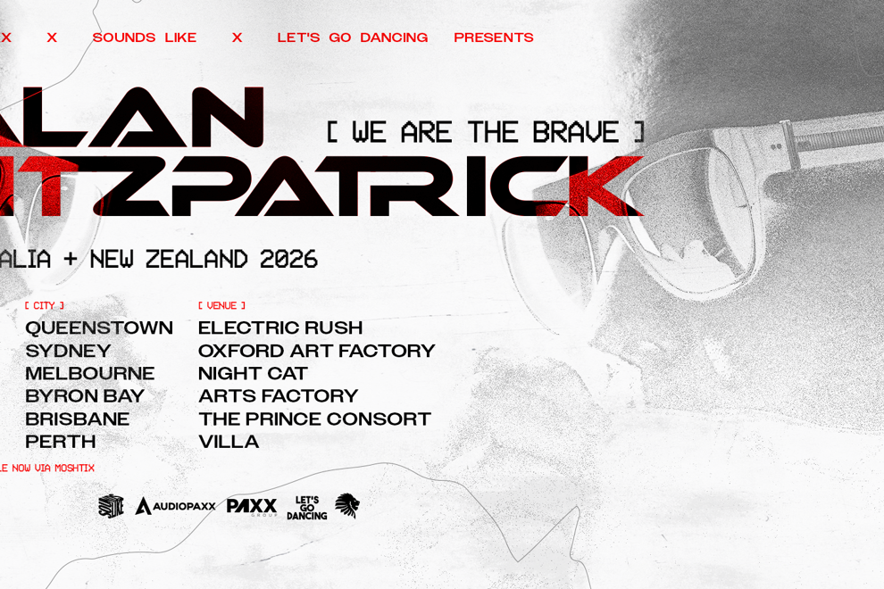 ALAN FITZPATRICK [WE ARE THE BRAVE] - BYRON BAY