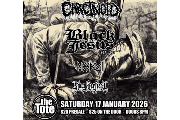 BLACK JESUS - ONWARDS TO SLAUGHTER - CD LAUNCH