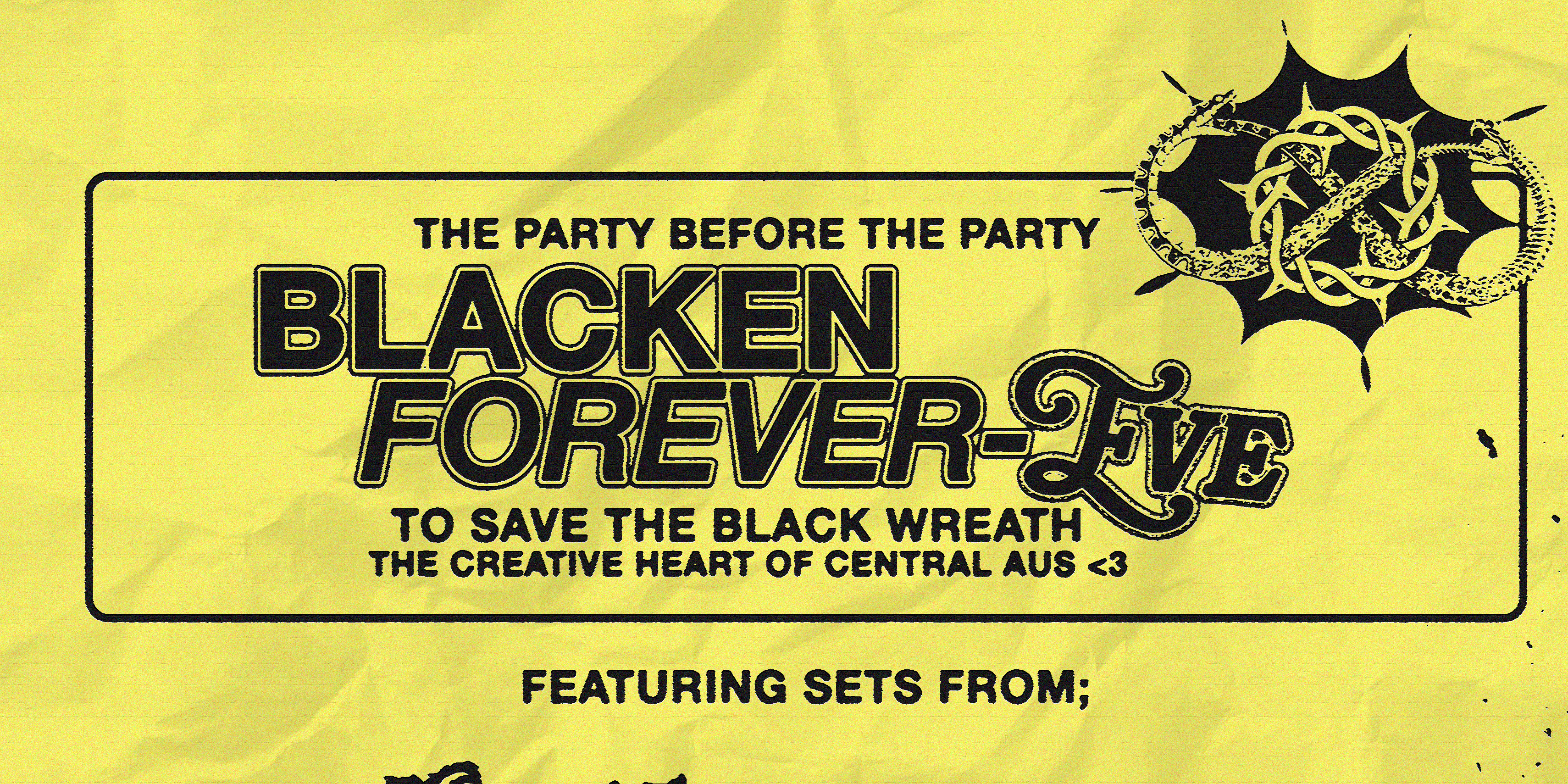 BLACKEN FOREVER EVE @ THE TOTE