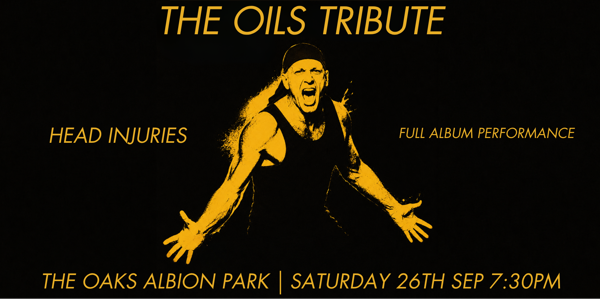 THE OILS TRIBUTE live at The Oaks Hotel - Concert poster
