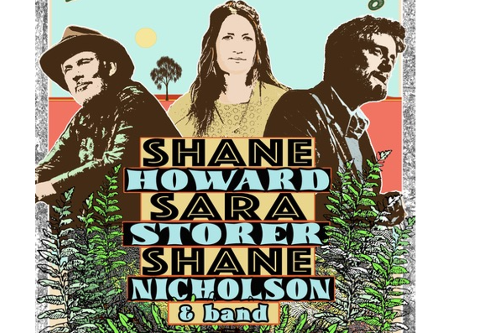 Sara Storer * Shane Howard * Shane Nicholson (seated show)