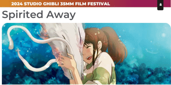 Spirited Away (PG) (2024 STUDIO GHIBLI 35mm FILM FESTIVAL)